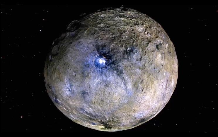 since they are not bright objects. Ceres is named after the Roman goddess of agriculture and is the largest object in the asteroid belt which lies between Mars and Jupiter.