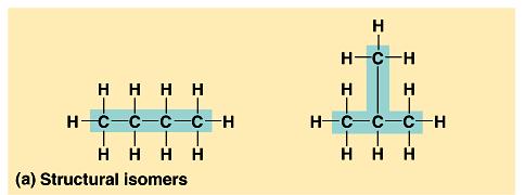 a) Structural Isomers Differ in the covalent arrangement of their atoms The number of possible isomers increases as the