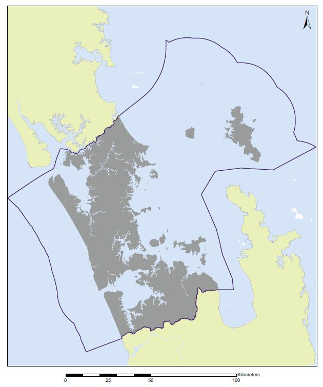 New boundaries of Auckland City 2010 o ~1.
