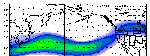 stream across the Pacific during the late December and early January timeframe