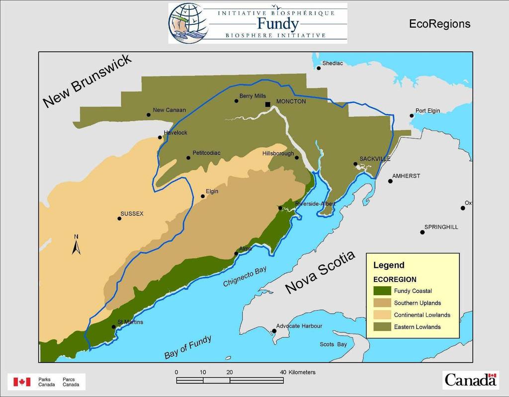 The Planning The Fundy Biosphere Reserve Network (FBRN) has been actively developing the concept and promoting the idea with local communities, policy makers, resource sector managers, scientists,