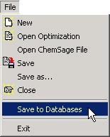Creation (Save data to databases) of an optimized