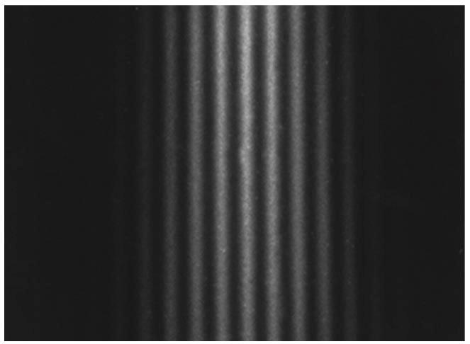 does. An electron beam passing through a double slit indded produces an interference pattern