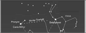 A constellation is a region of