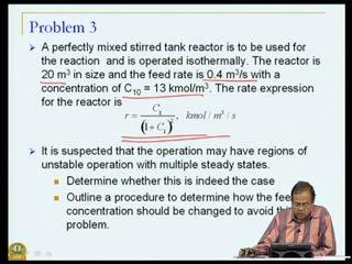 (Refer Slide Time: 42:16) The reactor volume is given reactor volume is given, so which highlight the information that is given, the flow rate is given, inlet