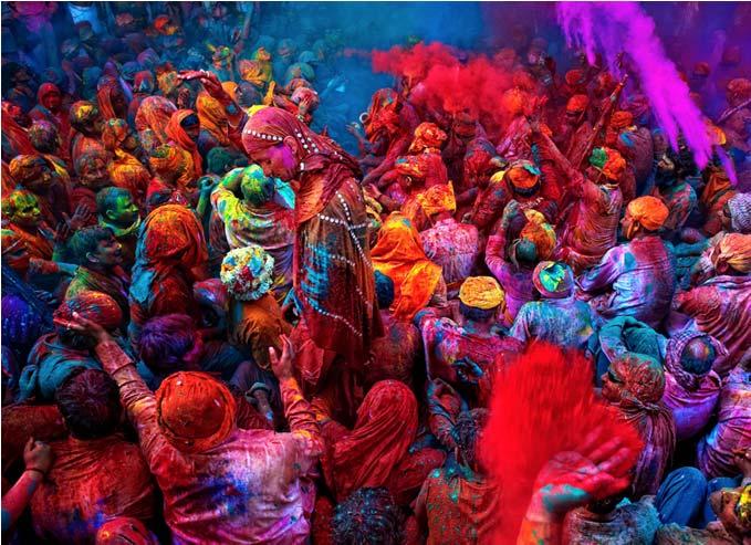 Every year in the early spring, Hindus observe Holi the festival of colors. wait.where were we?