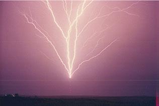 COPYRIGHT:1991 Jack Corso Contrary to myth, lightning does strike more than once in the same place.
