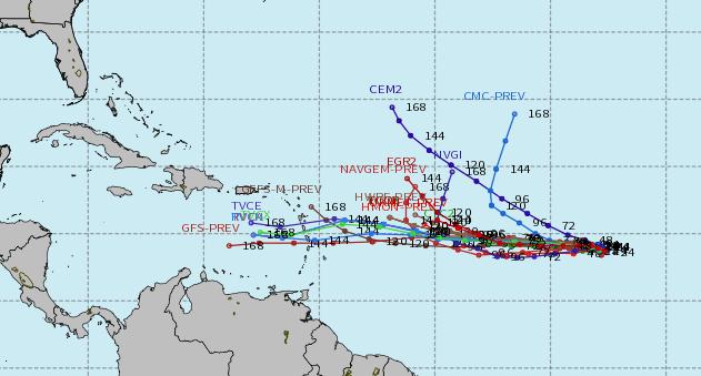 Track Models (92L) 92L is forecast to move slowly westward over the