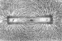 filings ove a magnetic show field lines Electic chages ceate electic field lines