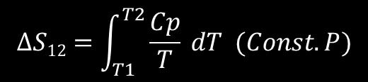 Calculation of Entropy in Constant-Pressure