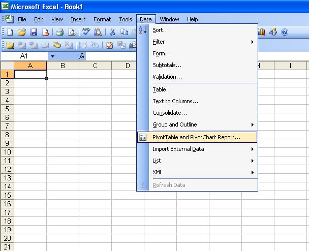 Annex 1 ESPON OLAP Cube User Manual This Annex is aimed at explaining how to query the ESPON OLAP Cube file by means of the default PivotTable application included in MS Excel 2003 and 2010.