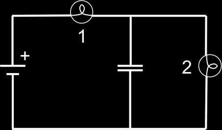 9. Capacitor and Bulb in Parallel Let s see what happens when a capacitor and a light bulb are connected in parallel. Figure 4: The circuit used in Section 9. 9.1.