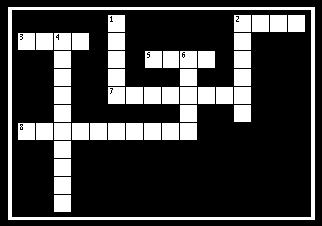 3 ACROSS "...the word of God came to the son of Zacharias in the wilderness." LUKE 3:2 8 ACROSS "And he went into all the region around the Jordan, preaching a baptism of for the remission of sins.