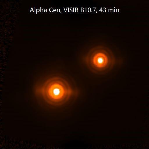 Figure 7. Classical VISIR image of Cen A/B recorded in March 2017 (data obtained through program 098.C- 0050(A) (PI M.