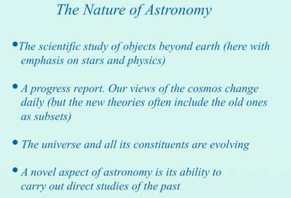 html - Stan Woosley The scientific study of objects beyond earth (here with emphasis on stars and