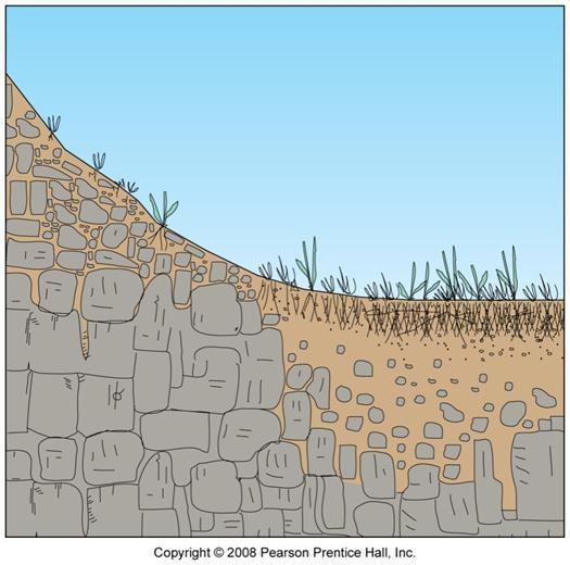 Soil-Forming Factors Slope and soil depth the deepest soils are usually on flat land (bottom of hills).
