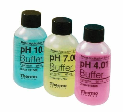 Buffers A buffer solution is one that retains a constant ph despite the addition of small quantities of acids or bases. Buffers contain both hydrogen ion donors and acceptors.