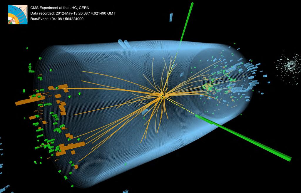 LHC Higgs Event: gg M.