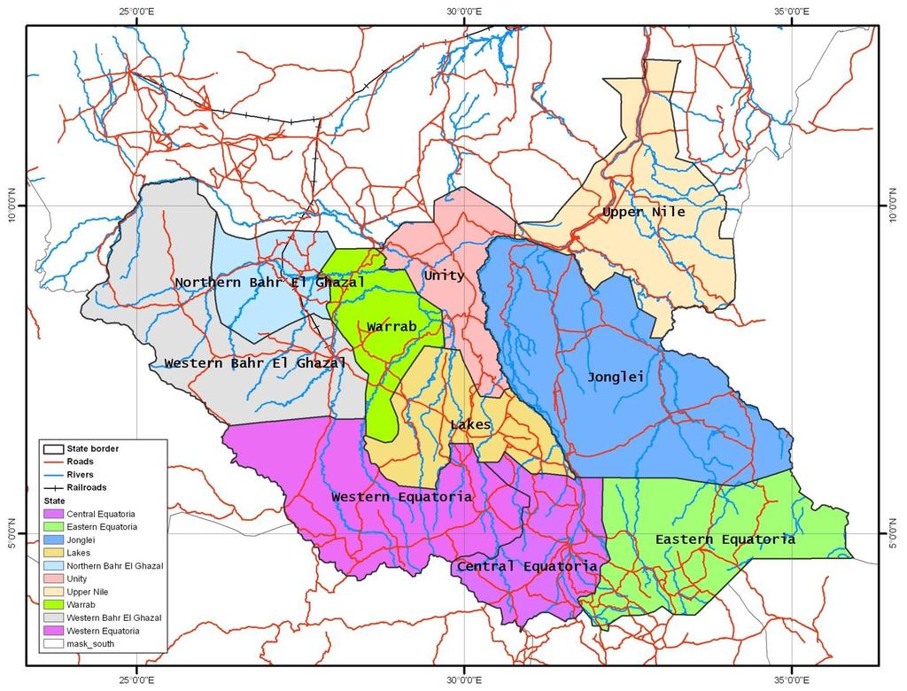 3 South Sudan base maps and statistics 3.
