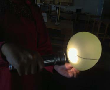 EXPERIMENT-1 (INTENSITY OF SUN RAYS) 1. Balloon 2. Black Marker 3. Torch 1. Blow up a balloon 2.