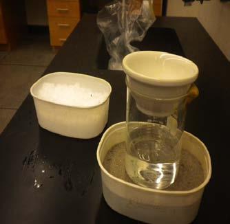 EXPERIMENT-5 INVISIBLE WATER Large Glass jar Cold Water Bowl with a curved base Warm metal plate 1.
