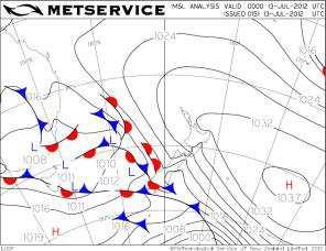 Meteorological Society of New Zealand Newsletter - Sep 2012 - Page 14 29th July-15th August -