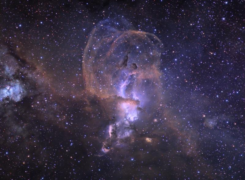 A molecular cloud passing through the Sagittarius spiral arm Spiral arm Gas