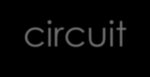 Circuits A circuit is a closed path through which