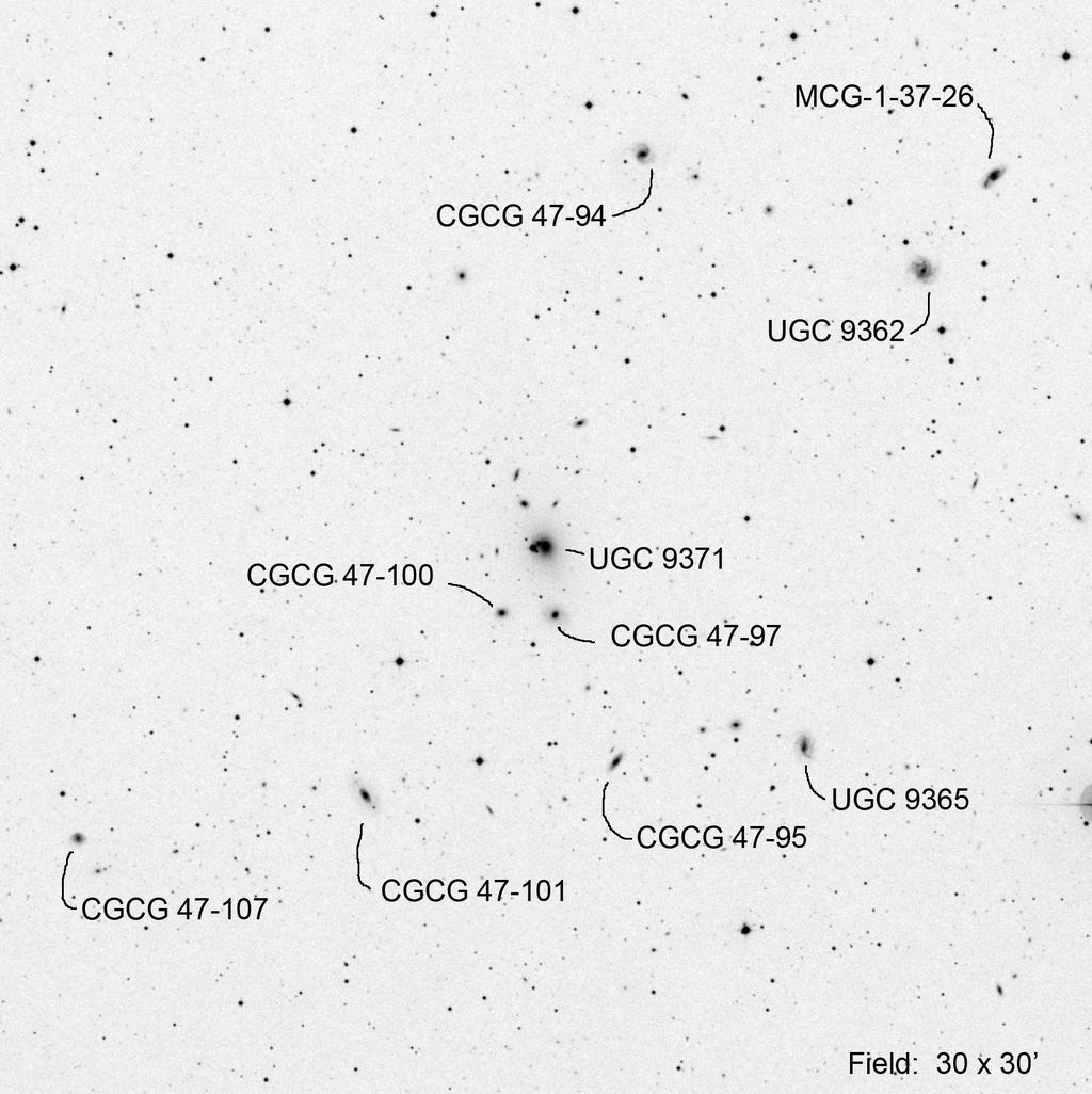 UGC 9371 (Virgo) Other ID RA Dec Mag1 # of galaxies MKW 7 14 33 59.