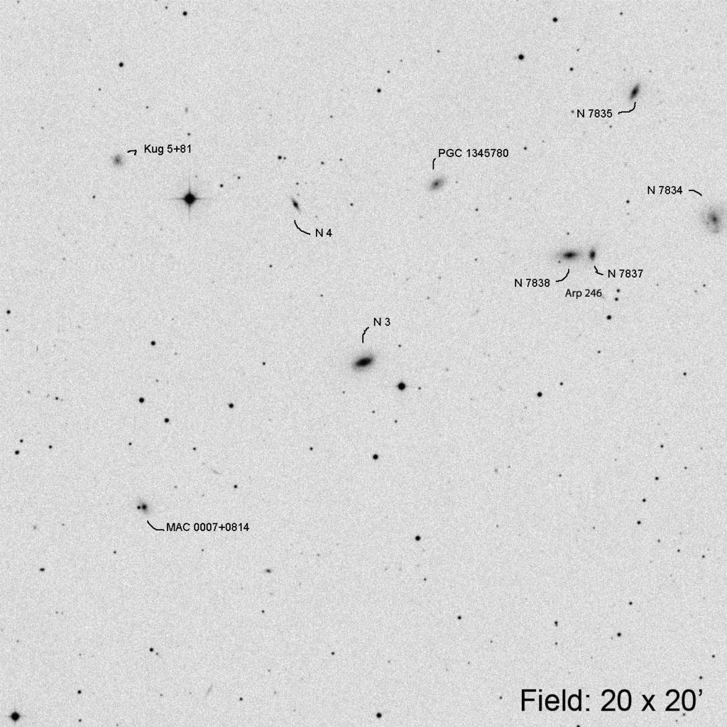 GC 3 (Pisces) RA Dec Mag1 # of galaxies 00 07 16.8 +08 18 05 13.