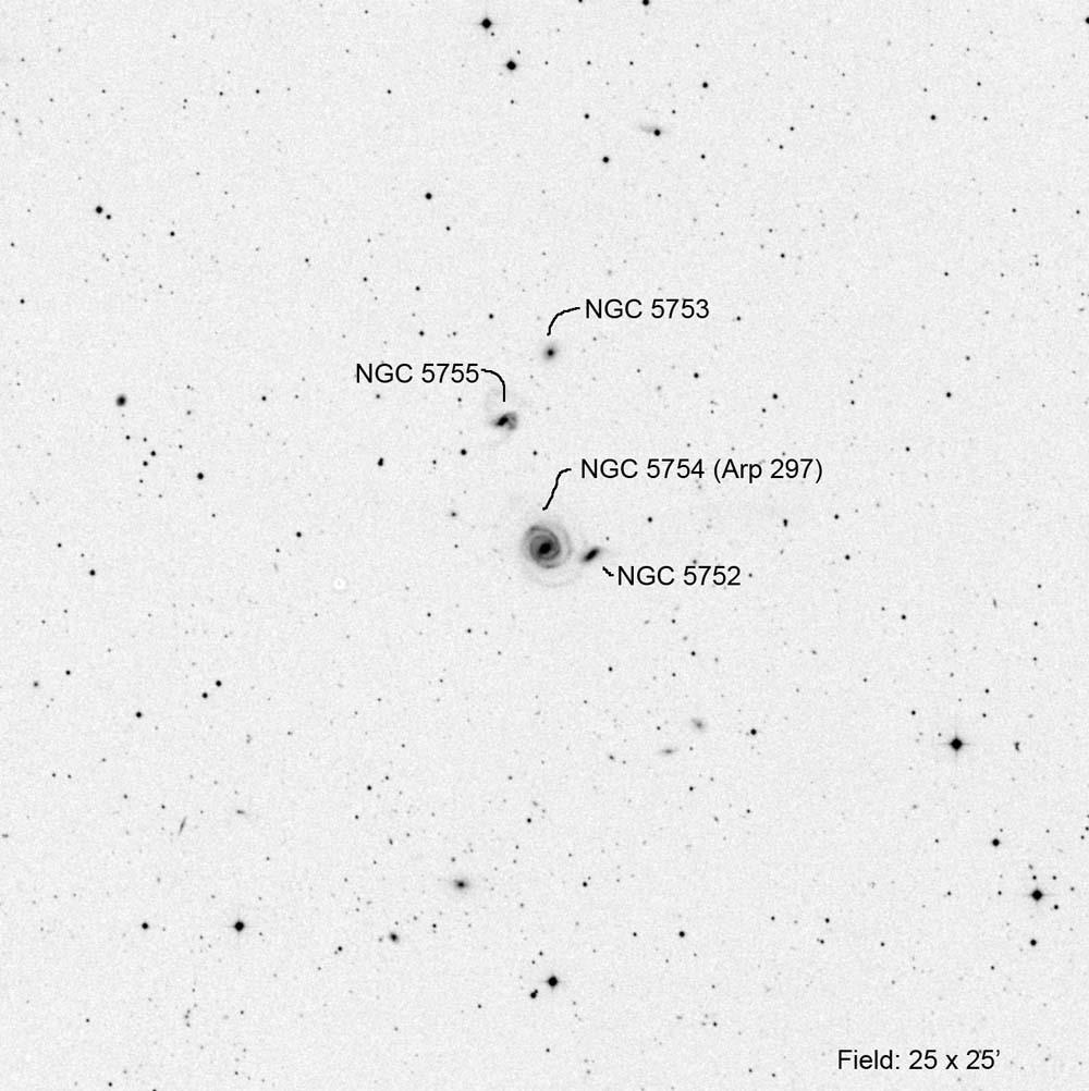 GC 5754 (Bootes) Includes Arp 297 gc RA Dec Mag1 # of galaxies 14 45 19.