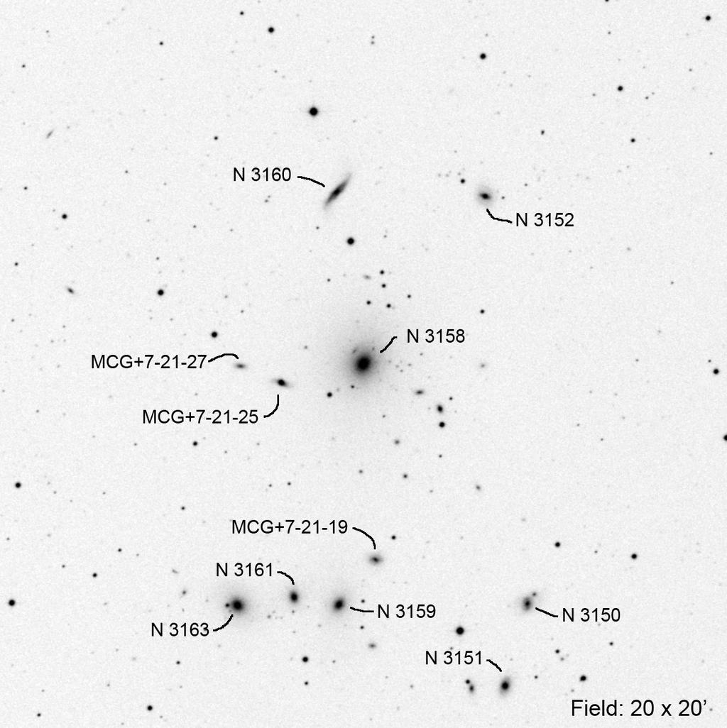 GC 3158 (Leo Minor) RA Dec Mag1 # of galaxies 10 13 50.