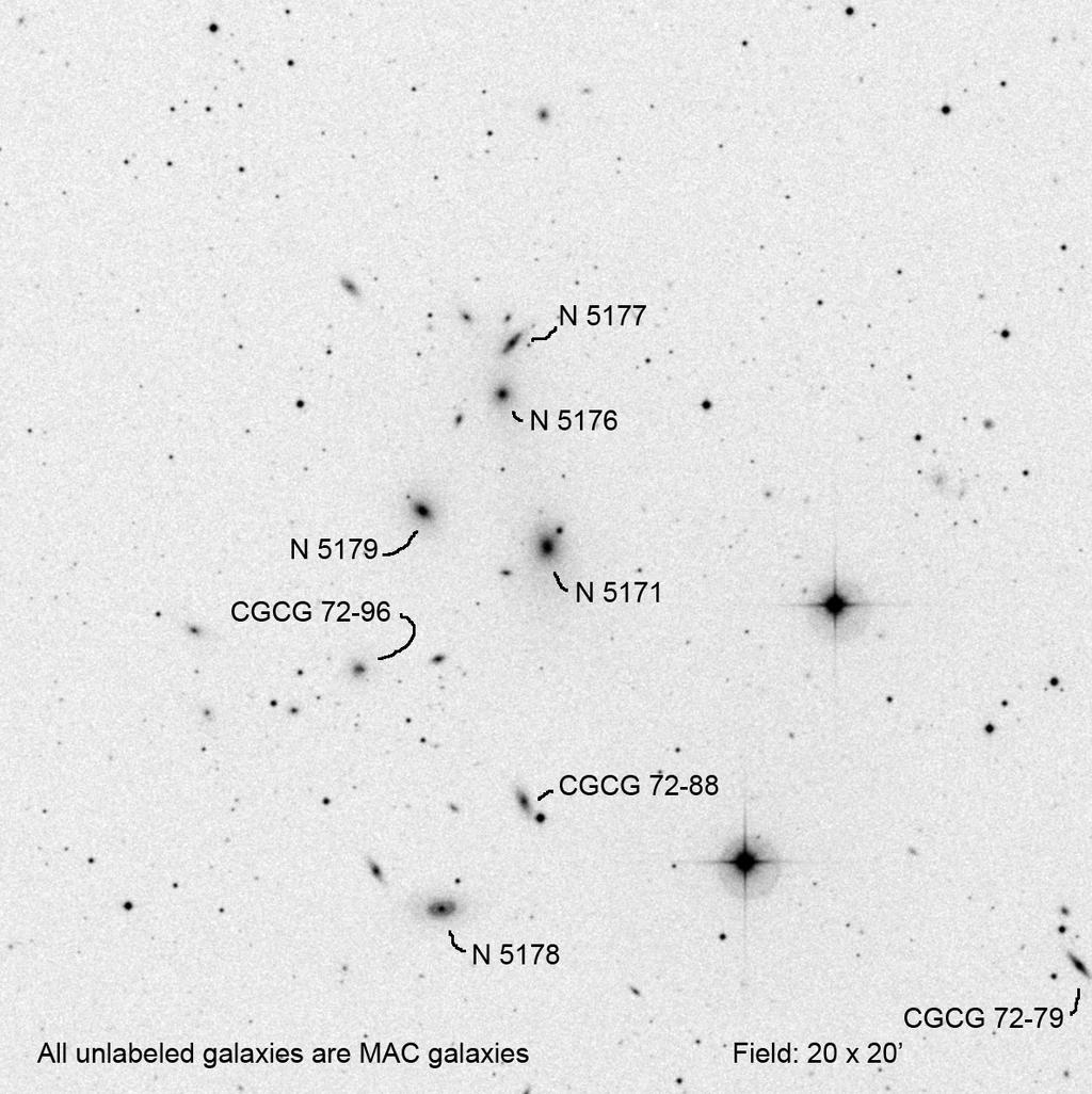 GC 5171 (Virgo) Other ID RA Dec Mag1 # of galaxies MKW 11 13 29 21.