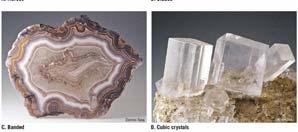 deforming Brittle minerals (such as those with ionic bonds) will shatter into small pieces Malleable minerals (such as