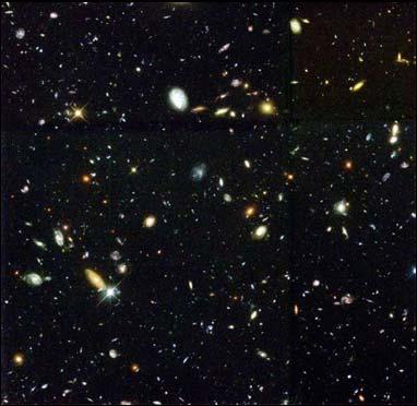 distant galaxies are