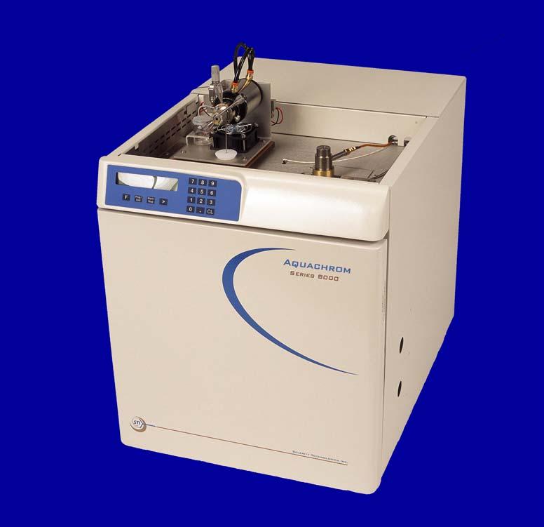 Aquachrom TM Series 8000 Applies gas chromatography theory to HPLC separations Superheated water is the mobile phase