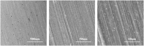18. The fresh aluminum foil surface Ⅱ, whose SEM images are shown in Fig.