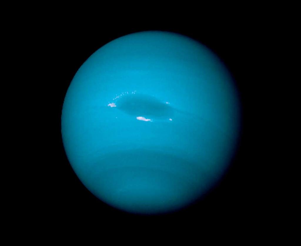Neptune Pale blue in color Diameter of 49,500 Rotation is 16hours and 10