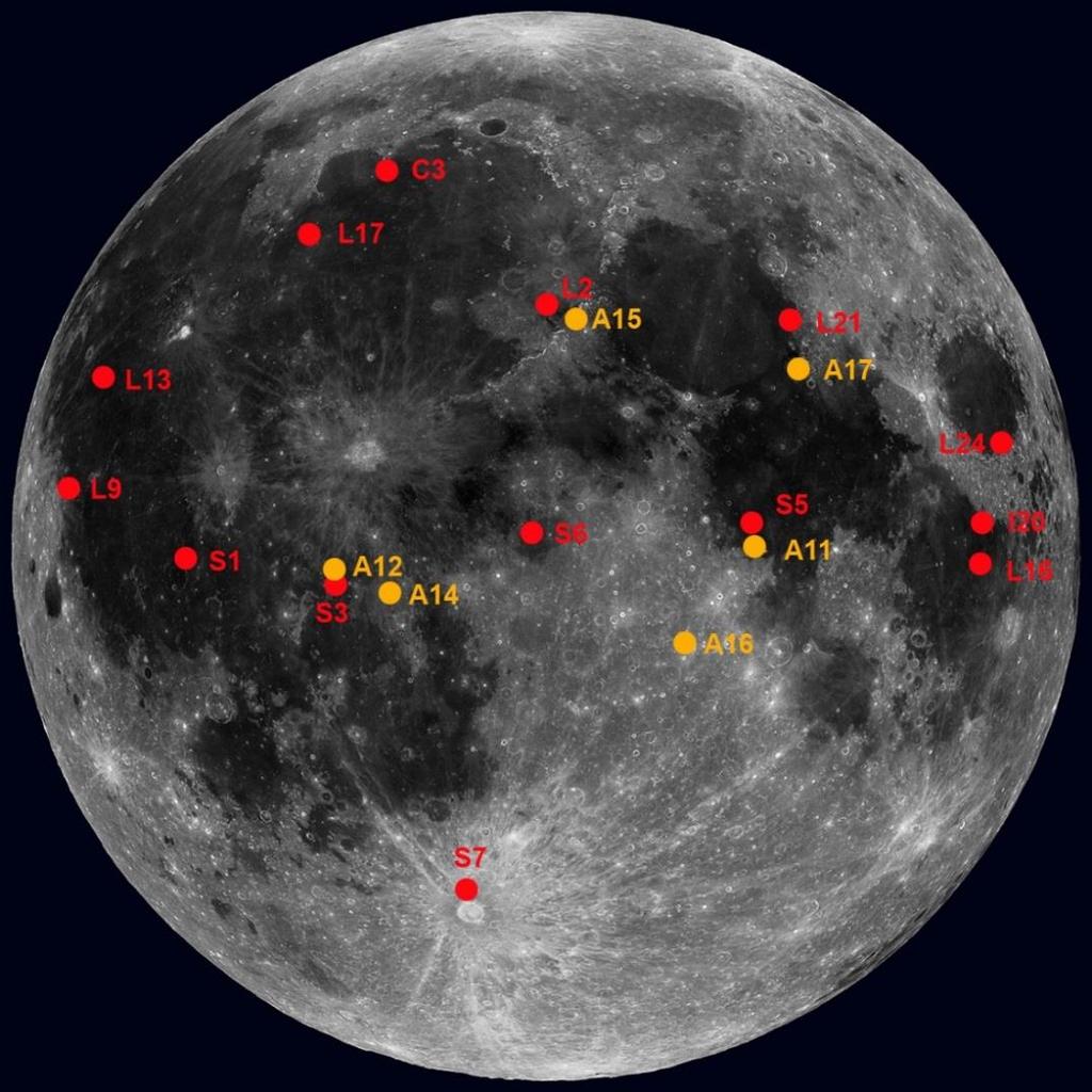 Our Heritage on the Moon It is estimated there are more than 80 potential human heritage sites on the Moon. All of these sites bear witness to humanity's first steps off Earth.