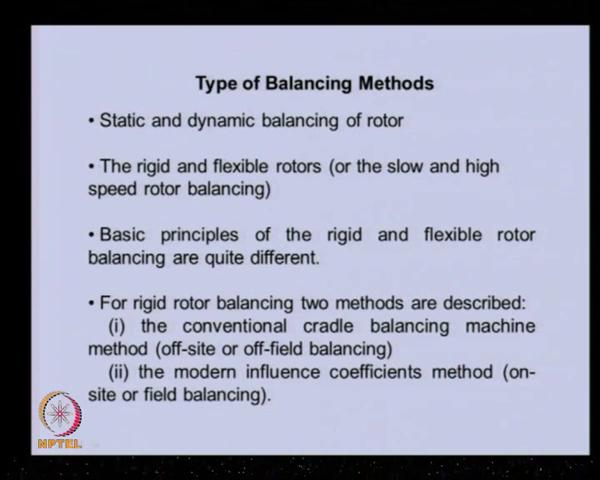 (Refer Slide Time: 06:29) Once we found that there is a severe level of unbalance, then we need to balance this particular rotor.