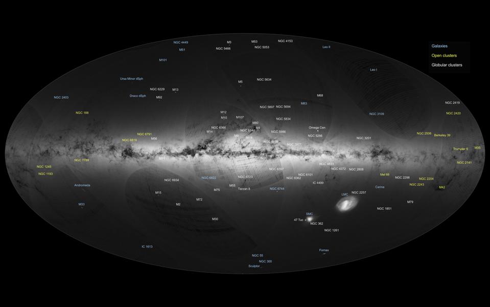 Gaia s first sky map