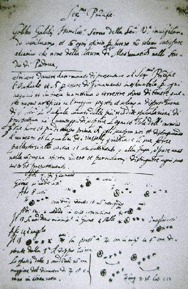 Letter from Galileo to Prince of Venice