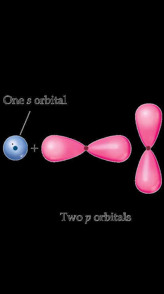 sp 2 Orbitals sp 2 orbitals Formed from an s and 2 p orbitals