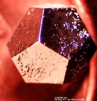 Quasicrystalline Solid Discovered by Dan Shechtman, Nobel Prize 2011.