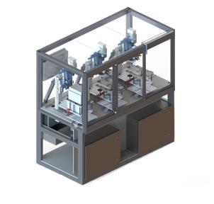 FORMULATION ENGINE Triple Overhead Mixer The triple overhead mixer module has three identical stations that