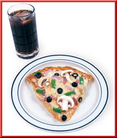 Mixtures o A mixture, such as the pizza or soft drink shown, is a material