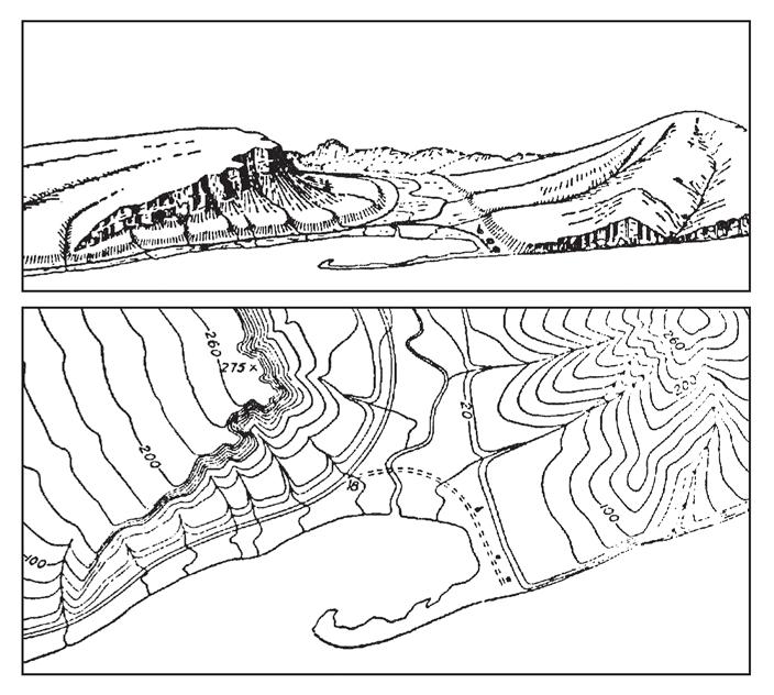 Interpreting Contour Lines Contour lines on a map show topography or changes in elevation.