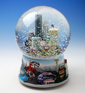 Can my soda (matter) come out? Can the buildings (matter) leave the snowglobe?