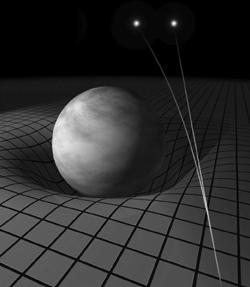 Spacetime, with its curvature, tells masses