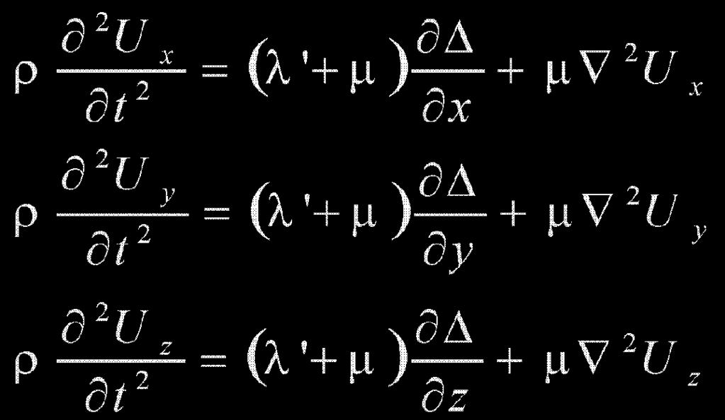 (Newton's law): Newton's law: V 2 U i t 2 =F i 2 U i t 2 = ix x